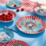 Olivia Stainless Steel Colour Salad Server Set - Image 3