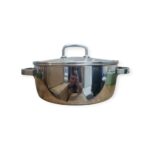 3-Ply-Stainless-Steel-High-Casserole-Pot-84L - Cookin