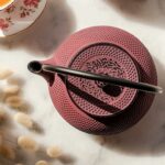 Cast-Iron-Chinese-Teapot-Red-800ml-2 - Cookin