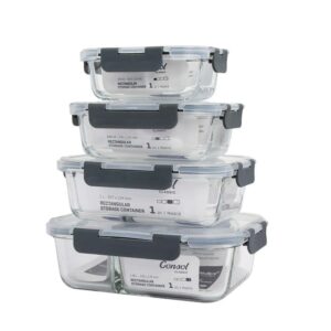 Console-Madrid-Glass-Food-container-Set - Cookin
