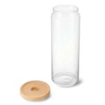 KitchenCraft Idilica Glass Storage Jar with Beechwood Lid - Image 2