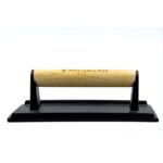 MasterClass-Cast-Iron-Grill-Press-with-Wooden-Handle - Cookin