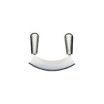 MasterClass Stainless Steel Single Bladed Mezzaluna 18cm