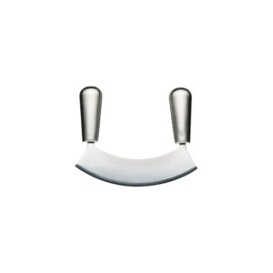 MasterClass Stainless Steel Single Bladed Mezzaluna 18cm