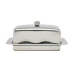 stainless-steel-rectangular-butter-dish-500g - Cookin