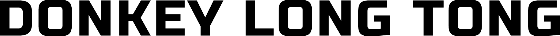 Donkey Long Tong Logo - Black - Cookin