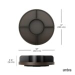 Umbra Bellwood Lazy Susan Walnut 30cm - Image 3
