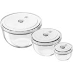 Zwilling Fresh And Save Round Glass Bowl Set 3pc