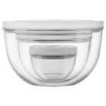 Zwilling Fresh And Save Round Glass Bowl Set 3pc - Image 3