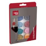 Vacu Vin Classic Wine Glass Markers Set of 8 - Image 3