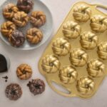 Nordic Ware 75th Anniversary Gold Braided Bundt Bites Pan - Image 3