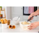 KitchenAid Classic Stainless Steel Ice Cream Scoop Grey - Image 2