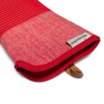 KitchenAid Soft Silicone Ribbed Oven Glove Red - Image 3
