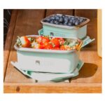 Lizzard Olive Stainless Steel Food Container - Image 2