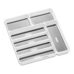 Madesmart Classic Antimicrobial 7 Compartment Cutlery Tray