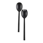Nicolson Russell Malta Black Salad Servers Set of 2