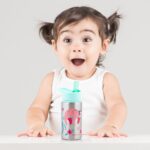 Stephen Joseph Stainless Steel Water Bottle Flip Top Lid - Image 2