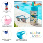 Stephen Joseph Stainless Steel Water Bottle Flip Top Lid - Image 3