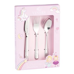 Viners Kids Stainless Steel Cutlery Set 3pc