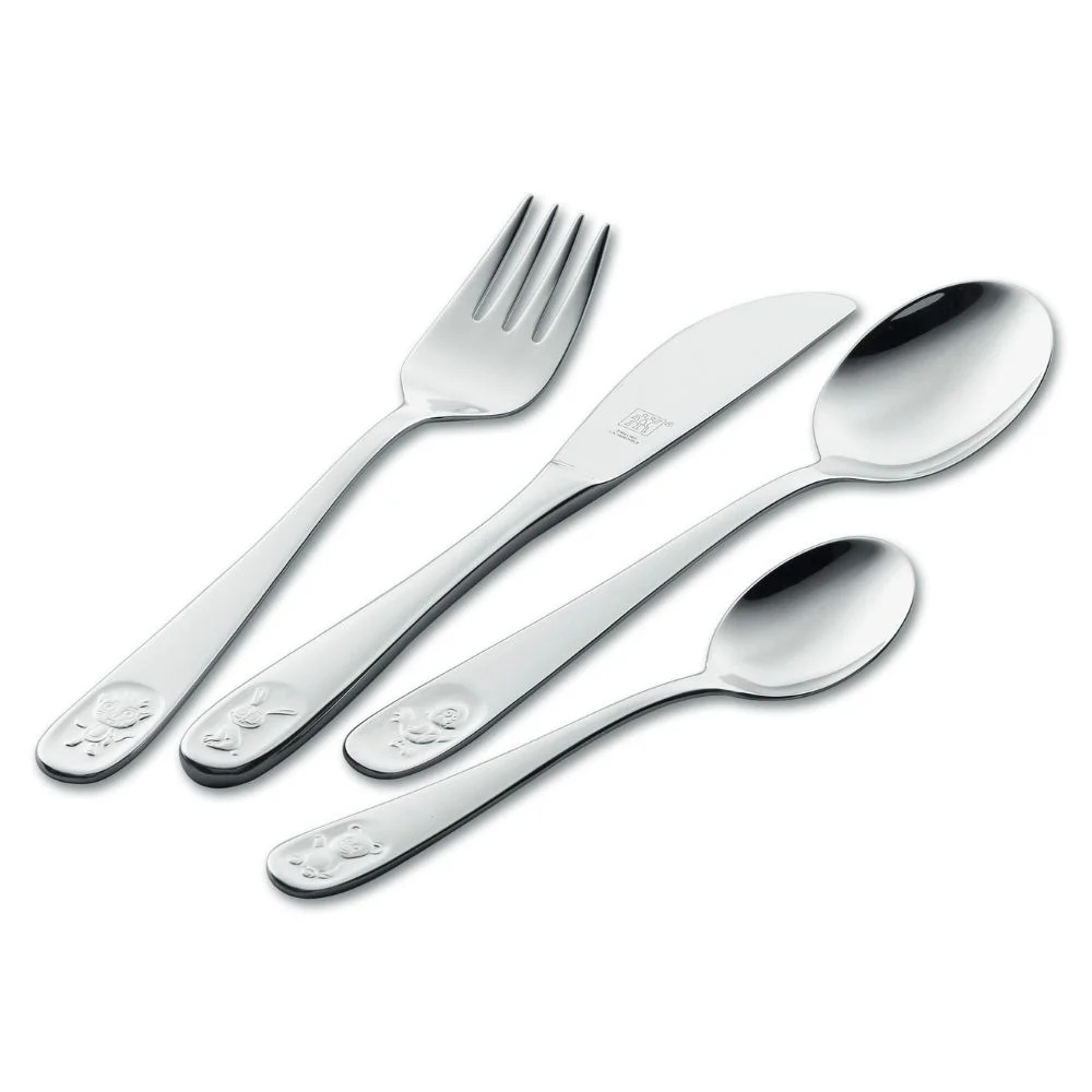 Zwilling-Bino-Children's-Cutlery-Set-4pc-1 Zwilling Bino Children's Stainless Steel Cutlery Set 4pc - Image 1